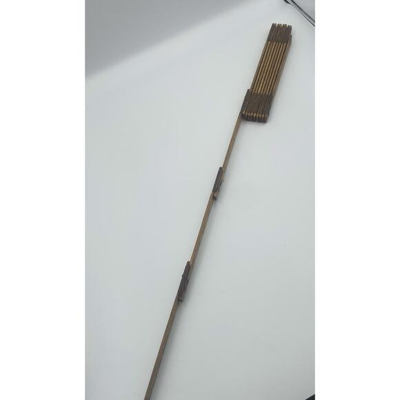 Vintage Lufkin X46 extension folding wooden ruler carpentry trades 6ft - Picture 7 of 7